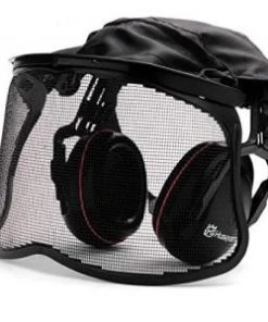 Husqvarna Premium Ear Muffs With Mesh Visor Clothing & Safety
