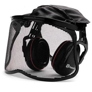 Husqvarna Premium Ear Muffs With Mesh Visor Clothing & Safety 3 Husqvarna Premium Ear Muffs With Mesh Visor Clothing & Safety