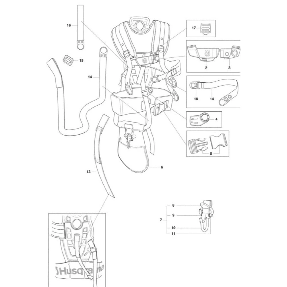 Husqvarna Balance XT Harness Harnesses 9 Husqvarna Balance XT Harness Harnesses