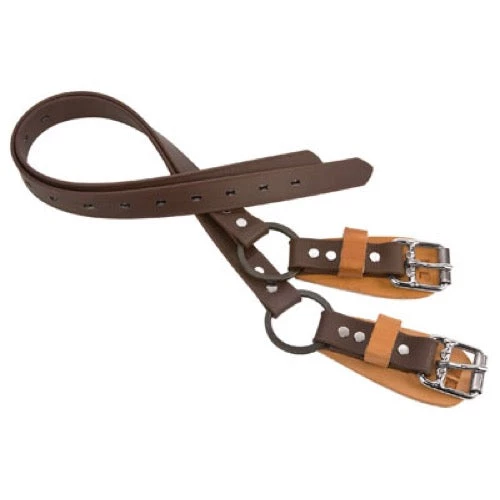 Climbing Spurs Weaver Split Ring Lower Climber Straps 3 Climbing Spurs Weaver Split Ring Lower Climber Straps