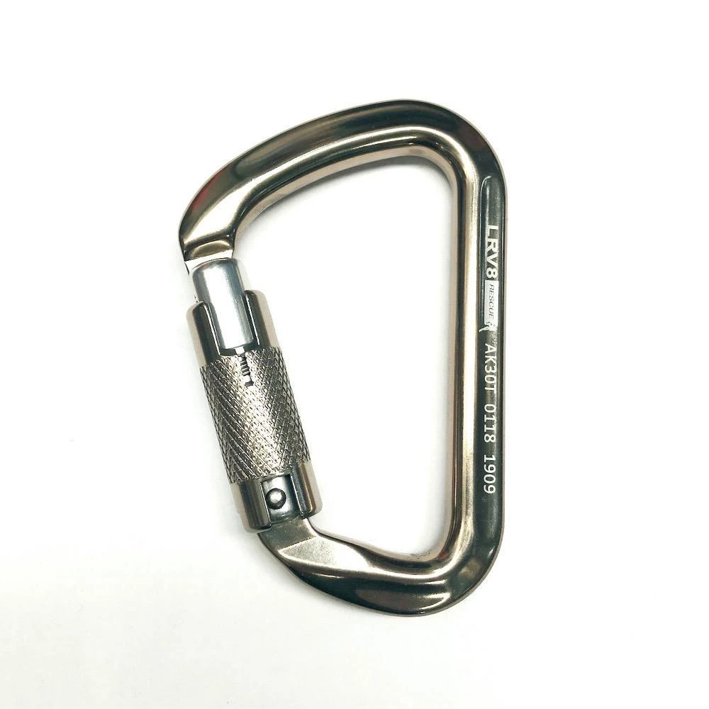 Arbormaster LRV8 AK30 Alloy Karabiner - Screw Gate Or Triple Lock 3 Arbormaster LRV8 AK30 Alloy Karabiner - Screw Gate Or Triple Lock