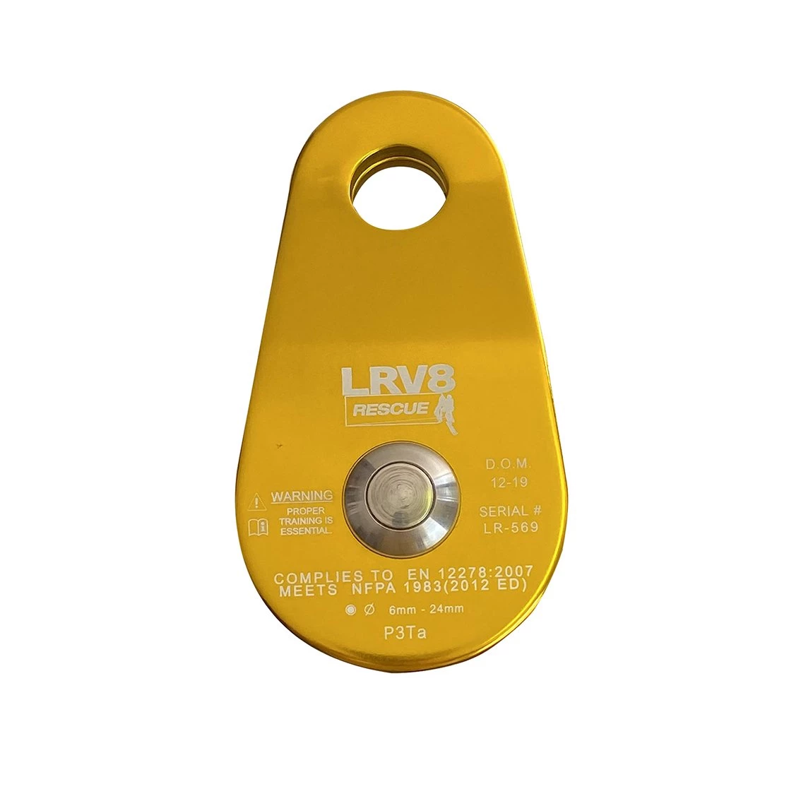 SRTE Rigging Equipment LRV8 (P3TA) Pulley With Swivel Cheeks 60mm Wide - Thick 3 SRTE Rigging Equipment LRV8 (P3TA) Pulley With Swivel Cheeks 60mm Wide - Thick