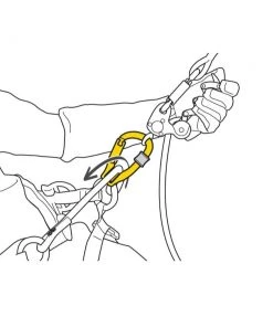 Spelean Petzl Rollclip Z Pulley Triact Lock Carabiner