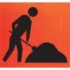 DeNeefe Signs Safety Signs Men At Work Traffic Sign (Medium)