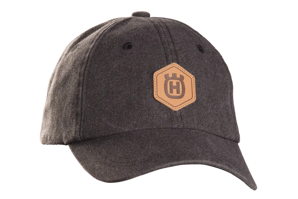 Leisurewear Husqvarna Xplorer Cap - Granite Leather Patch 3 Leisurewear Husqvarna Xplorer Cap - Granite Leather Patch